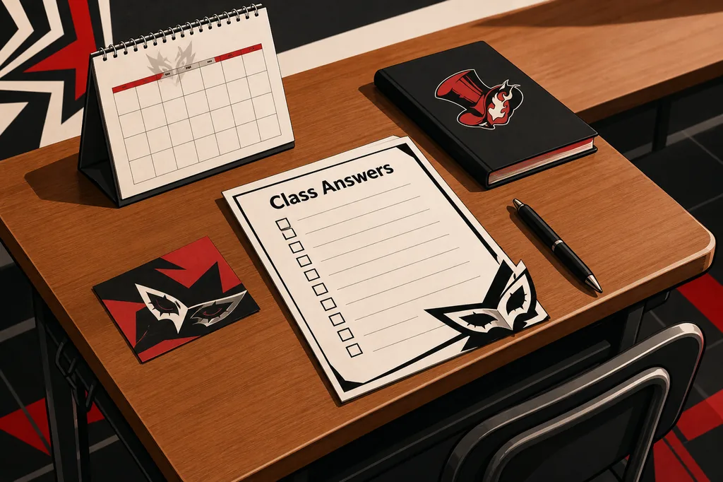 Persona 5 Royal Classroom Answers: Full P5R Exam Guide editorial guide image